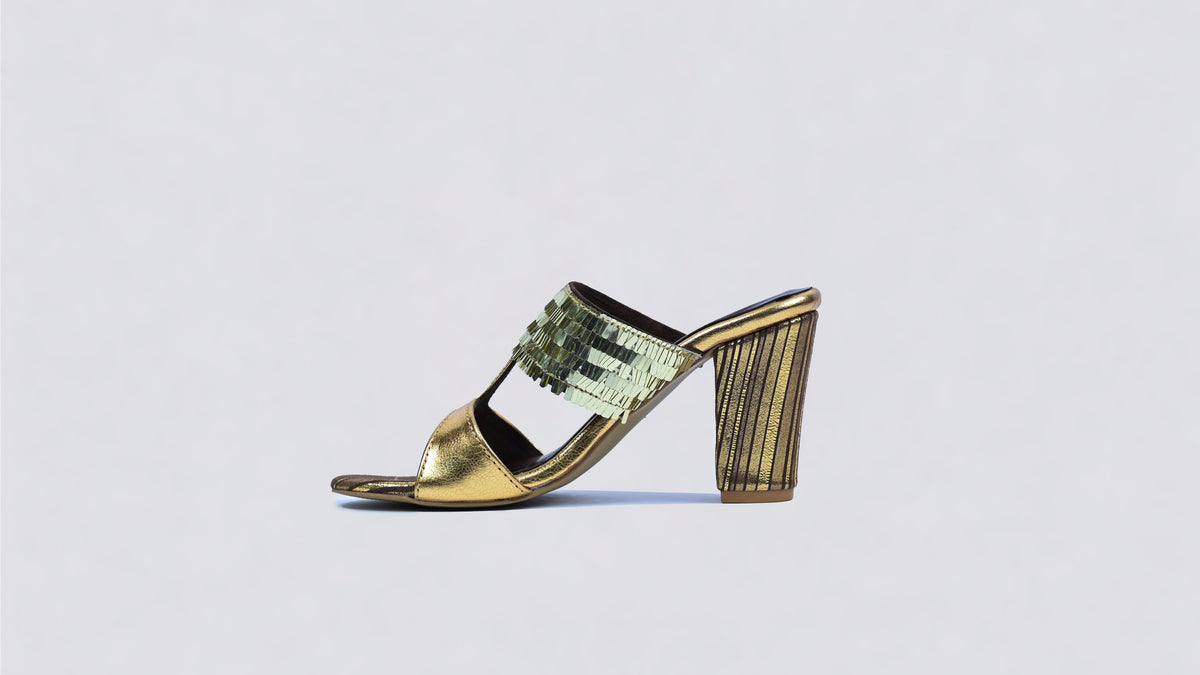 Dahlia Barcode Brown