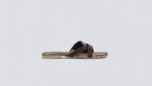 Fox Glove Crocodile Brown