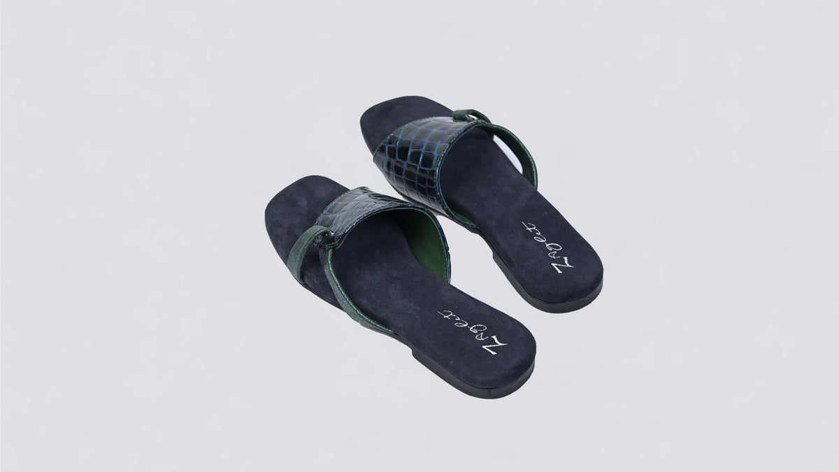Fox Glove Crocodile Green