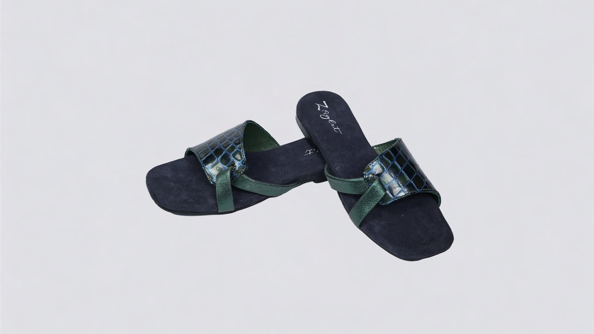 Fox Glove Crocodile Green